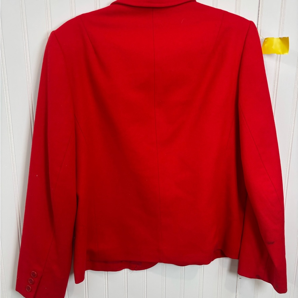 Pendleton vintage Classic Red Wool single button … - image 6